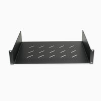 Serveredge Cantilever 2RU Fixed Shelf | 350mm Depth | Secure Equipment Placement | 19 Inch Rack Compatible | by SERVEREDGE