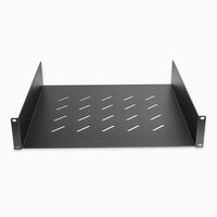2RU Cantilever Fixed Shelf | 450mm Depth | Steel Construction | Compatible with 19-Inch Racks | by SERVEREDGE