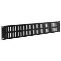 Serveredge 2RU 19" Vented Blanking Panel | Steel Construction | Powder Coated Finish | Improved Airflow | by SERVEREDGE