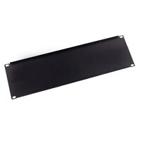 Serveredge 3RU 19" Blanking Panel | Steel Construction | Black Powder Coat Finish | Improves Airflow | by SERVEREDGE