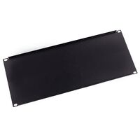 Serveredge 4RU 19" Blanking Panel | Improves Airflow | Dust Prevention | Black Powder-Coated | by SERVEREDGE