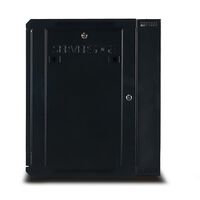 12RU Wall Mount Cabinet | Fully Assembled Hinged Frame | Steel Construction | Space-Saving Design | by SERVEREDGE