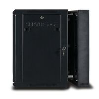 12RU Wall Mount Cabinet | Fully Assembled Hinged Frame | Steel Construction | Space-Saving Design | by SERVEREDGE