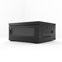 4RU Wall Mount Cabinet | Fully Assembled Hinged Frame | Steel Construction | Powder Coated Finish | by SERVEREDGE
