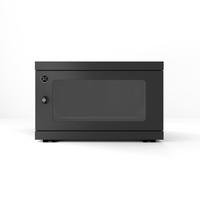 6RU Wall Mount Cabinet | Fully Assembled | Hinged Frame Design | 600mm Width & Depth | by SERVEREDGE