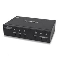 4K2K HDMI & VGA HDBaseT Extender | 2 HDMI Inputs | 100m Transmission | by SERVEREDGE