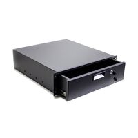 3RU Lockable Rack Mountable Drawer | Secure Storage | Steel Construction | Compatible with 19-Inch Racks | by SERVEREDGE