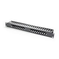 1RU Cable Management Rail | 24 Slots for Efficient Organization | Durable Steel Construction | by SERVEREDGE