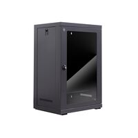 Serveredge 18RU Fully Assembled Wall Mount Cabinet | Steel Construction | Powder Coated Finish | by SERVEREDGE