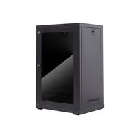 Serveredge 18RU Fully Assembled Wall Mount Cabinet | Steel Construction | Powder Coated Finish | by SERVEREDGE