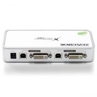 2-Port USB DVI Desktop KVM Switch | Audio Support & USB Hub 2.0 | Plug and Play | by SERVEREDGE