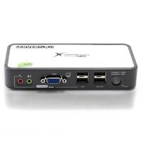 2-Port USB VGA Desktop KVM Switch | Audio Support & USB Hub 2.0 | Plug and Play | by SERVEREDGE
