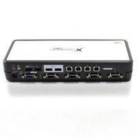4-Port USB VGA Desktop KVM Switch | Audio Support & USB Hub 2.0 | Includes Cables | by SERVEREDGE