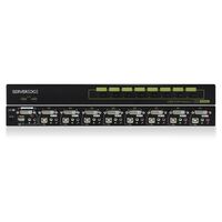 8-Port DVI USB KVM Combo Switch | Audio & Mic Support | USB 2.0 Hub | by SERVEREDGE