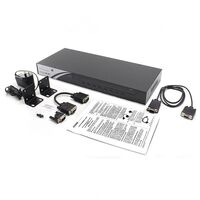 8-Port USB PS/2 VGA Combo KVM Switch | Supports 8 Computers | Push Button & Hotkey Switching | by SERVEREDGE