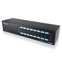 16-Port HDMI USB KVM Combo Switch | Audio & Mic Support | USB 2.0 Hub | 1080p Full HD | by SERVEREDGE