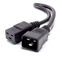 3m IEC C19 to IEC C20 Power Extension Cable | Durable for High Power Applications | Flexible Length | by SERVEREDGE