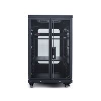 Server Rack Cabinet 18RU | 1000kg Load Capacity | Lockable Castors & Shelves | by SERVEREDGE