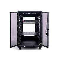 Server Rack Cabinet 18RU | 1000kg Load Capacity | Lockable Castors & Shelves | by SERVEREDGE