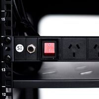 Server Rack Cabinet 18RU | 1000kg Load Capacity | Lockable Castors & Shelves | by SERVEREDGE