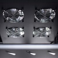 Server Rack Cabinet 18RU | 1000kg Load Capacity | Locking Glass Door & Mesh Door | by SERVEREDGE