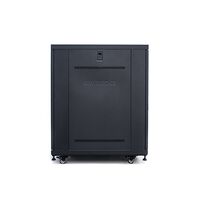 Server Rack Cabinet 18RU | 1000kg Load Capacity | Locking Glass Door & Mesh Door | by SERVEREDGE