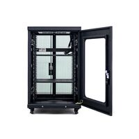 Server Rack Cabinet 18RU | 1000kg Load Capacity | Lockable Castors & Grounding System | by SERVEREDGE