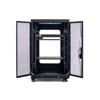 Server Rack Cabinet 18RU | 1000kg Load Capacity | Lockable Castors & Grounding System | by SERVEREDGE