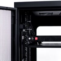 Server Rack Cabinet 18RU | 1000kg Load Capacity | Lockable Castors & Grounding System | by SERVEREDGE