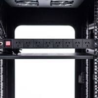 Server Rack Cabinet 18RU | 1000kg Load Capacity | Lockable Castors & Grounding System | by SERVEREDGE