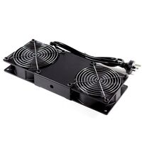 Serveredge 2 Way Rack Mount Fan Kit | 2 Way Axial Fans | 50 CFM Airflow | 25 dBA Noise Level | by SERVEREDGE