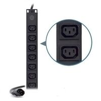 Vertical 15 Port PDU | IEC C13 Outputs | 10A 240V Rated | 2m Cable | by SERVEREDGE