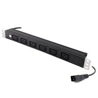 6 Port IEC PDU | 6 IEC C19 Outputs | Rack Mount Power Distribution | by SERVEREDGE