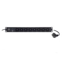 8 Port PDU with Surge Protection | 3m Cable Length | 10A Current Rating | by SERVEREDGE