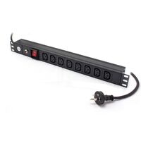 Basic 8 Port IEC PDU | 8 IEC C13 Outputs | 15A Current Rating | Rack Mountable | by SERVEREDGE