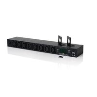 8 Port Switched PDU | 8 IEC C13 Outputs | Remote Power Control | 16A Current Rating | by SERVEREDGE