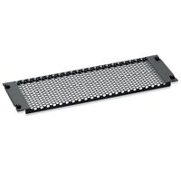 3RU Tool Less Metal Vented Blanking Panel | Easy Installation | Durable Metal Construction | Enhanced Airflow | by SERVEREDGE