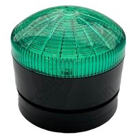 LED Strobe Light Green | IP65 Rated | 100-240V AC | High Visibility | by Tobin
