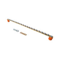 Serveredge Horizontal Grounding Bar | High Conductivity Copper | Corrosion Resistant | Multiple Grounding Terminals | by SERVEREDGE