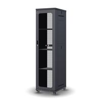 Serveredge 48RU Free Standing Cabinet | 1000Kg Load Capacity | Locking Doors & Cable Management | by SERVEREDGE