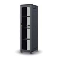 Serveredge 48RU Free Standing Cabinet | Fully Assembled | Steel Construction | Supports Heavy IT Hardware | by SERVEREDGE