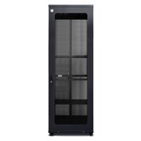 Serveredge 48RU Free Standing Cabinet | Fully Assembled | Steel Construction | Supports Heavy IT Hardware | by SERVEREDGE