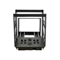 12RU Slide & Swivel Server Rack | Steel Construction | Ventilated Panels | Powder Coated Finish | by SERVEREDGE