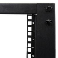12RU 4 Post Rack Open Frame | Adjustable Depth | Unassembled Design | by SERVEREDGE