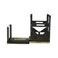 12RU Slide & Swivel Server Rack | Steel Construction | Ventilated Panels | Powder Coated Finish | by SERVEREDGE