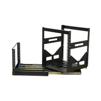 12RU Slide & Swivel Server Rack | Steel Construction | Ventilated Panels | Powder Coated Finish | by SERVEREDGE