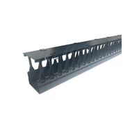 45RU Single Sided Vertical Cable Manager | Durable Steel Construction | Efficient Cable Routing | by SERVEREDGE