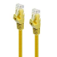 CAT6 Network Cable 3m Yellow | 50-Micron Gold-Plated Connectors | Snagless Design | by SERVEREDGE