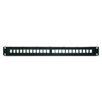 24 Port Shielded Cat6A Patch Panel | 10 Gigabit Support | Nickel Plated for Grounding | by SERVEREDGE