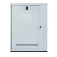 18RU Wall Mount Cabinet | Fully Assembled Hinged Frame | Steel Construction | Grey Finish | by SERVEREDGE